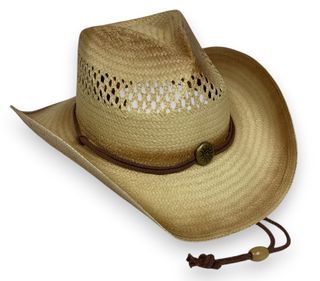 TOYO COWBOY HAT VENTED W/ CHIN CORD