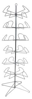 HAT RACK ROTATING CHROME