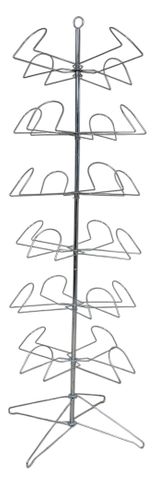 HAT RACK ROTATING CHROME
