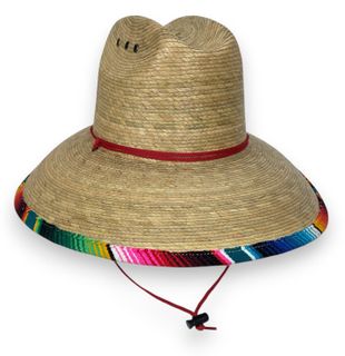 LIFEGUARD HAT MEXICAN PALM LEAF W/ CHINCORD