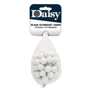 **WSL** 1/2" GLASS MARBLE SLINGSHOT AMMO 75CT