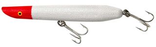 6" PENCIL POPPER LURE PEARL RED HEAD