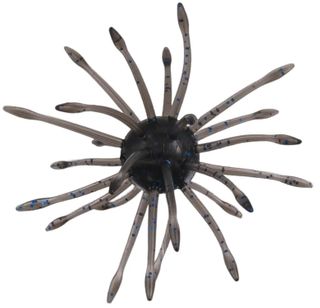 1" UNI - BLACK W/LG BLUE FLAKE