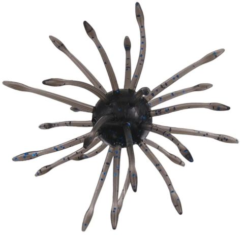 1" UNI - BLACK W/LG BLUE FLAKE