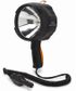 12V DIRECT 1400 LUMEN SPOTLIGHT - 100-WATT HALOGEN BULB - BLACK W/ ORANGE ACCENT