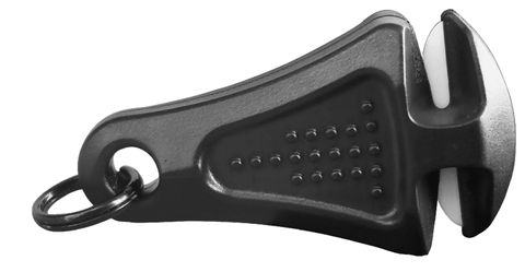 CERAMIC BLADE ZIPPER PULL LINE CUTTER - BLACK