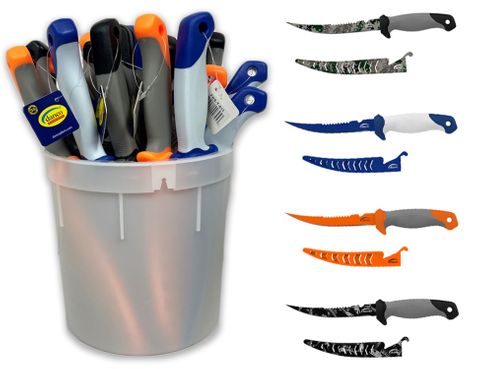 6" FILLET KNIFE - 25 PC DISPLAY