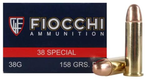 FIOCCHI 38 SPEC 158GR FMJ 50/BX