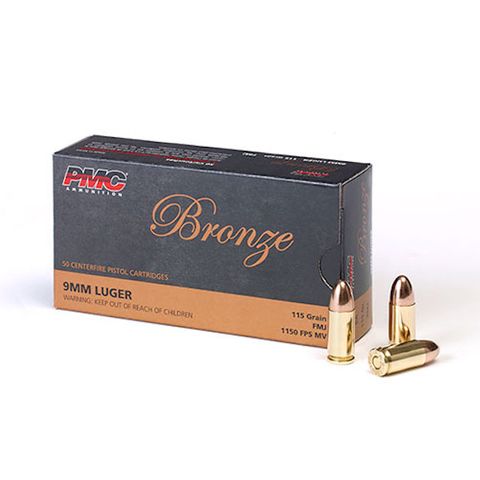 PMC 9MM LUGER 115GR FMJ 50/BX