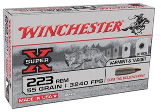 WIN SUP-X 223REM 55GR BTHP 20/BX