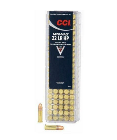CCI 22LR-HP MINI-MAG 36G 100/BX