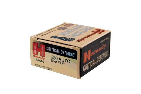 HORN 380 AUTO 90GR CRIT DEFENSE 25/BX