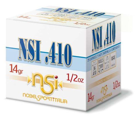 410 GA 2-1/2" NOBEL AMMO 1/2 OZ 7.5 SHOT