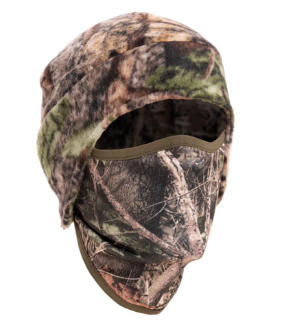FLEECE CAMO HAT WITH SPANDEX MASK
