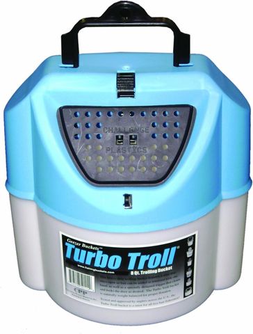 8 QT TURBO TROLL FLOATING BAIT BUCKET