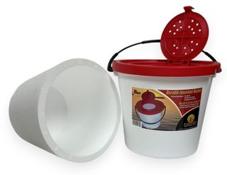 10 QT 2PC FOAM INSULATED BUCKET W/PLASTIC LID