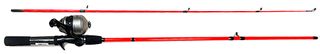 **WSL** 6-1/2' ZEBCO HOT SPINCAST COMBO 2PC MED.