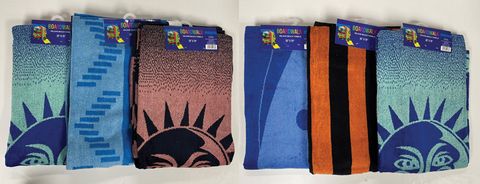**WSL** 35"X70" VELOUR BEACH TOWEL - ASSORTED PRINTS