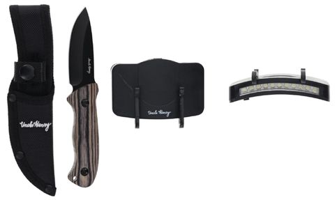 **WSL** UNCLE HENRY FIXED BLADE KNIFE W/HEADLAMP