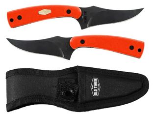 **WSL** OLD TIMER ORANGE SHARPFINGER W/ BLACK SHEATH