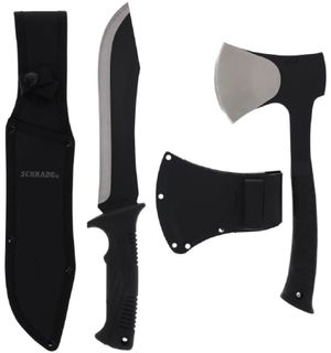 **WSL** SCHRADE MACHETE & AXE COMBO W/SHEATH
