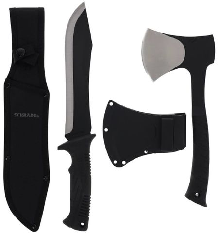 **WSL** SCHRADE MACHETE & AXE COMBO W/SHEATH