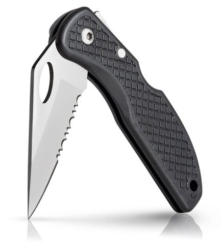 6-3/4" MAXAM LOCKBACK KNIFE W/LEYMAR HANDLE