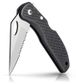 6-3/4" MAXAM LOCKBACK KNIFE W/LEYMAR HANDLE