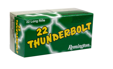 REMINGTON THUNDER RIMFIRE AMMO 22LR HV RN 40GR 50BX