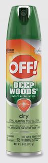 **WSL** 4 OZ OFF! DEEP WOODS DRY INSECT REPELLENT