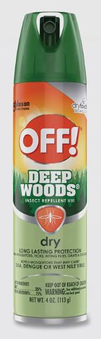 **WSL** 4 OZ OFF! DEEP WOODS DRY INSECT REPELLENT