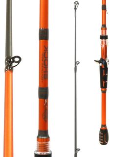 7' BERKLEY SHOCK CASTING ROD 1PC MH ORANGE