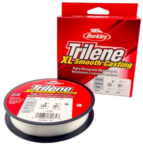 4 LB TRILENE XL MONOFILAMENT 330YD CLEAR