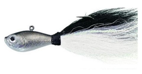 1/2OZ BUCKTAIL JIG DARK SHAD 4/0 HOOK