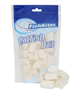 FISHBITES CATFISH BAIT SHAD WHITE 6OZ BAG