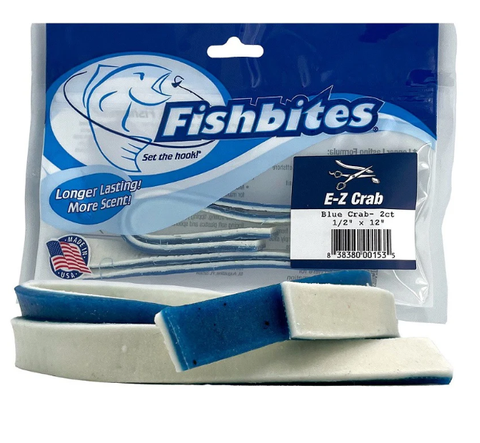FISHBITES SALTWATER E-Z CRAB LONG LASTING BLUE CRAB 2PK