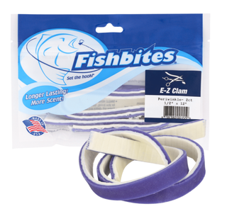 FISHBITES SALTWATER E-Z CLAM LONG LASTING PERIWINKLE 2PK