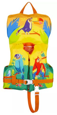 **WSL** FULL THROTTLE WATER BUDDIES LIFE VEST INFANT TOUCAN - INFANT LESS THAN 50LBS