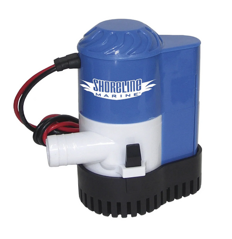 **WSL** SHORELINE BILGE PUMP 800 GPH W/AUTO SWITCH
