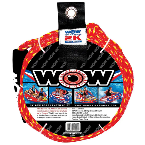 **WSL** 60' 2K TOW ROPE 1-2 RIDERS
