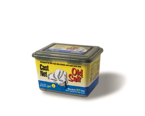 9' OLD SALT CAST NET MONO 3/8" MESH BOX