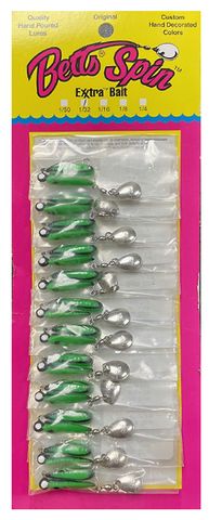 1/32 OZ GRUB-SPIN CATALPA/BLACK STRIPES 12PK/CD