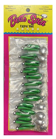 1/16 OZ GRUB-SPIN CATALPA/BLACKSTRIPES 12PK/CD