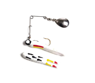 1/16 OZ SPLIT TAIL-SPIN WHITE COACH DOG 12PK/CD