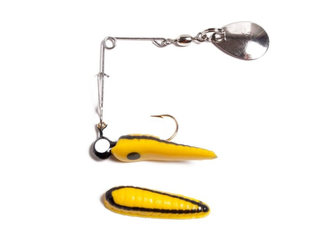 1/32 OZ GRUB-SPIN VALUE PACK YELLOW/BLACK STRIPES