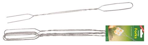 20" CHROME WIRE TOASTER FORKS 4PK