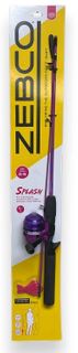 4' PINK SPLASH JR SPINCAST COMBO MED/LIGHT