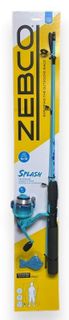 4' BLUE SPLASH JR SPINNING COMBO MED/LIGHT