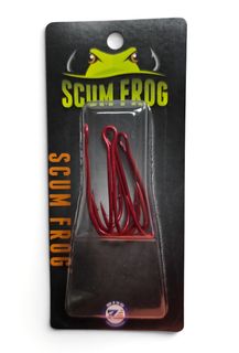 5/0 RED FROG HOOK 4PK