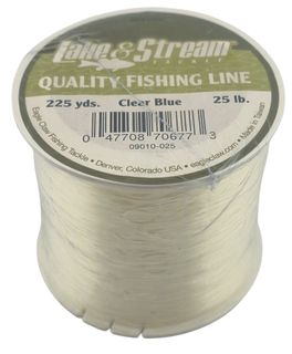25 LB LAKE & STREAM CLEAR BLUE MONO LINE 225YD
